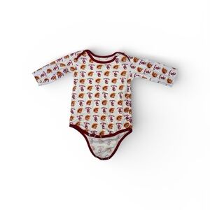 USC Trojans Long Sleeve Baby Bodysuit One Piece Size 24M